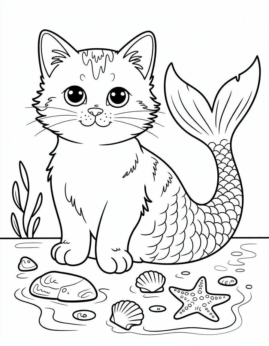 Mermaid Cat